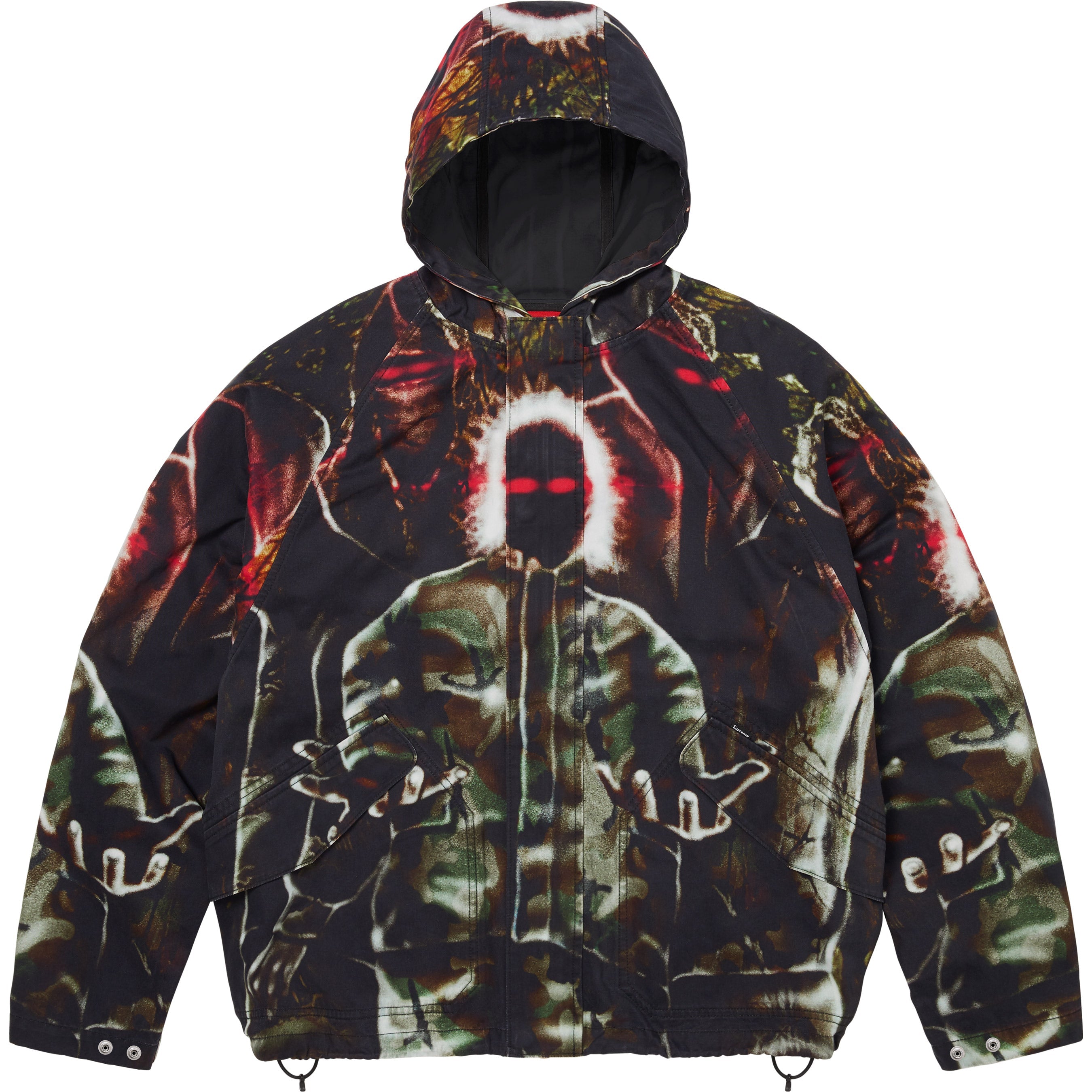 Hooded Raglan Jacket view 13